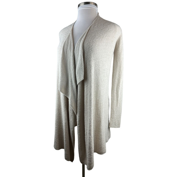 Barefoot Dreams Cozychic Lite Island Wrap Cardigan 436 Tan Stone Small Medium - Picture 3 of 11